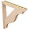 Ekena Millwork 5 1/2-in W x 34-in D x 38-in H Funston Slat Rough Cedar Woodgrain TimberThane Outlooker, Primed Tan OUTUR055X34X38FST24RCPR - alternate 2